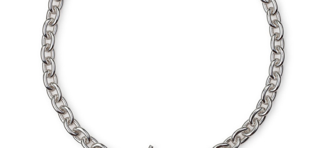 EMPEROR & FELICITAS Sterling silver choker necklace