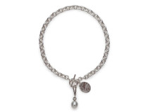 QUEEN HERA Sterling silver & South Sea pearl enhancer