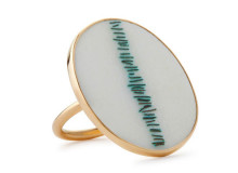 ring in gold and enamel